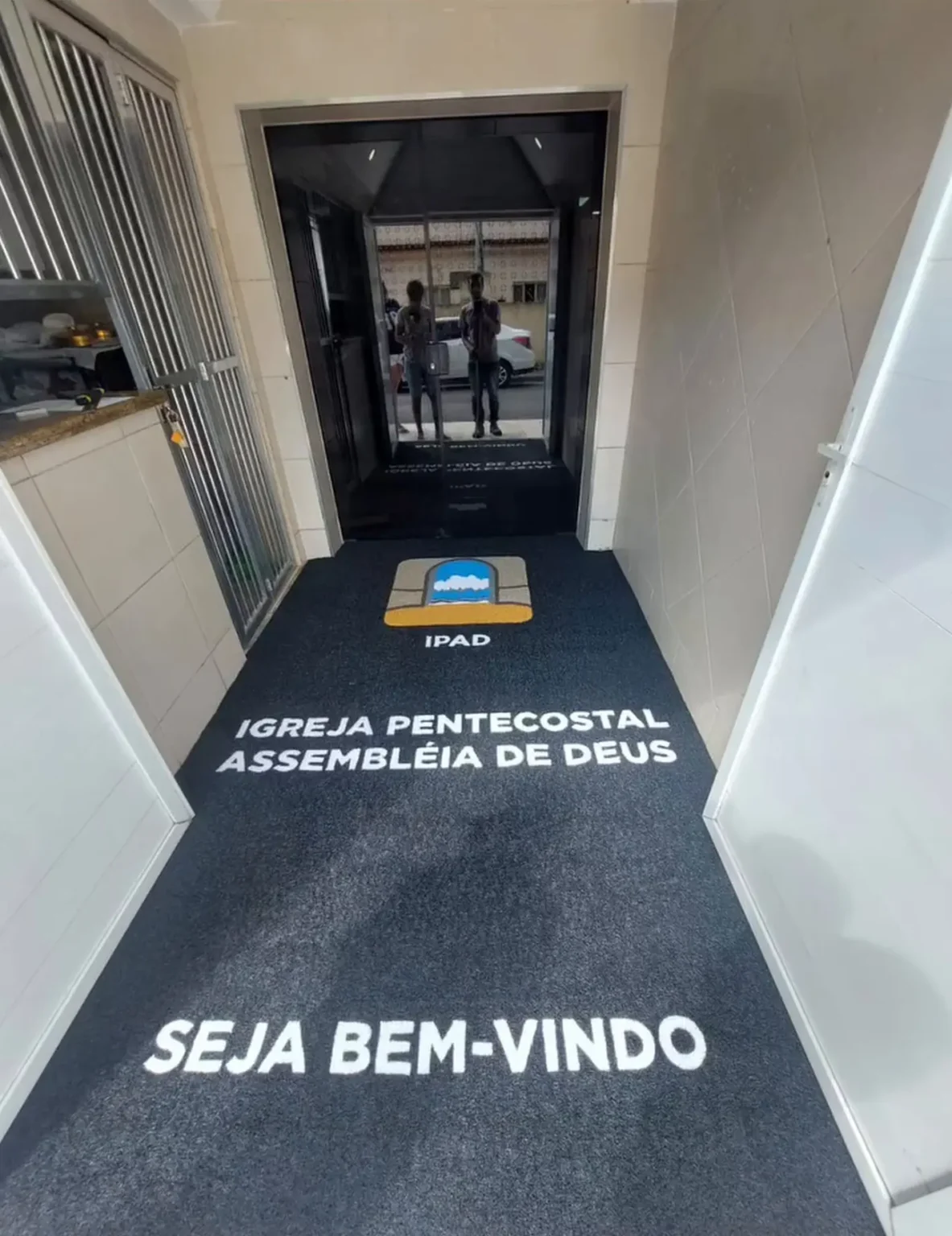 capacho para igreja templo